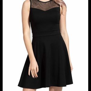 NWT - A-line Sleeveless Little Black Dress w/ Lace